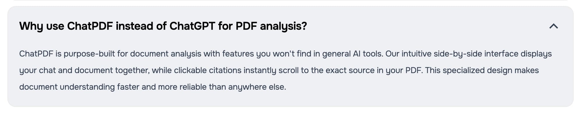 ChatPDF vs. ChatGPT for PDF Analysis